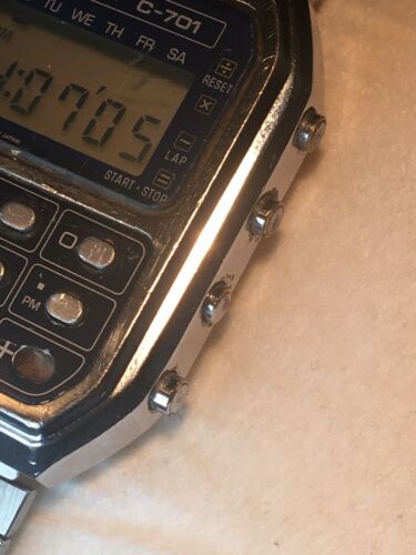 CASIO C-701 OROLOGIO CALCOLATRICE - VINTAGE - RARE