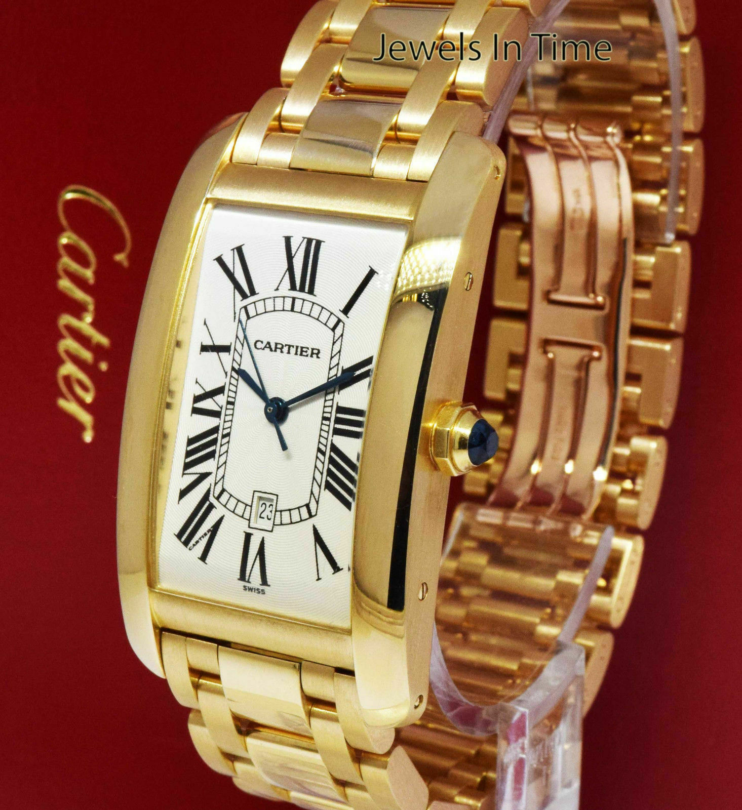 cartier tank men's large