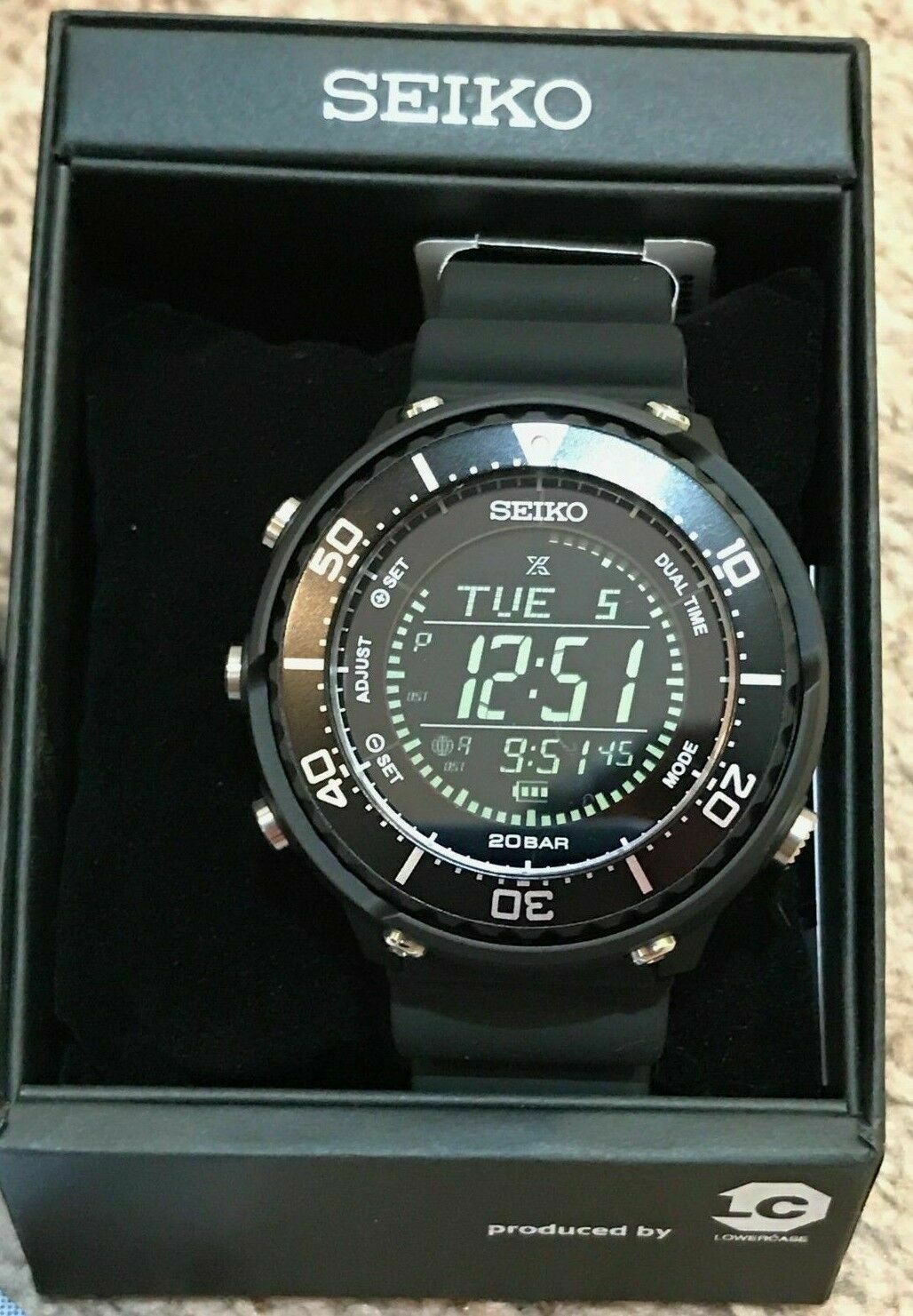 Seiko Prospex LOWERCASE Field Master Tuna Solar Men's Watch