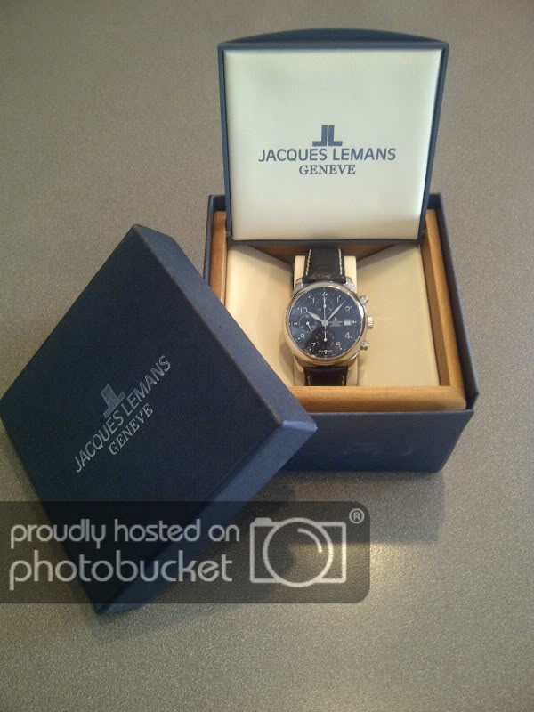 REDUCED - Valjoux 7750 Jacques Lemans Geneve | WatchCharts Marketplace