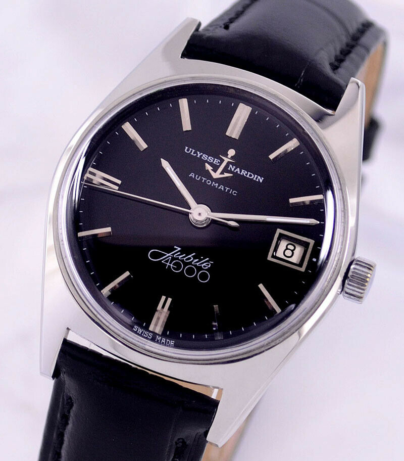 ULYSSE NARDIN JUBILE 4000 AUTOMATIC DATE BLACK DIAL