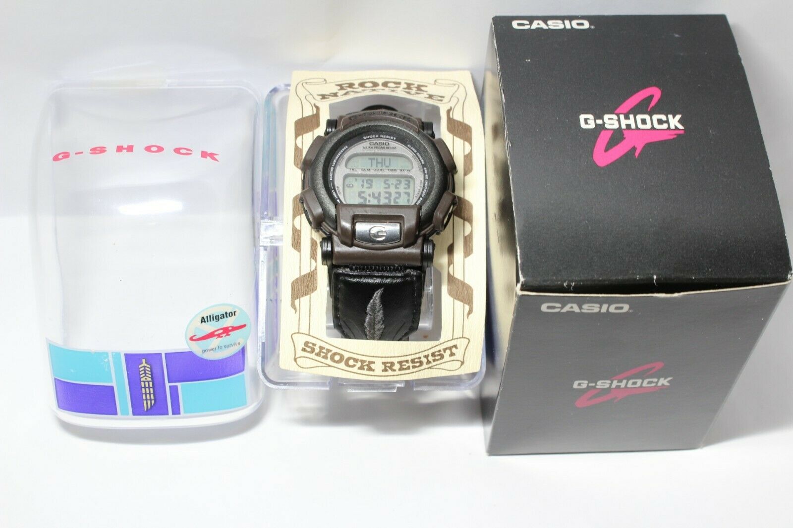 CASIO DW-003RB ROCK NATIVE brown Alligator G-Shock for