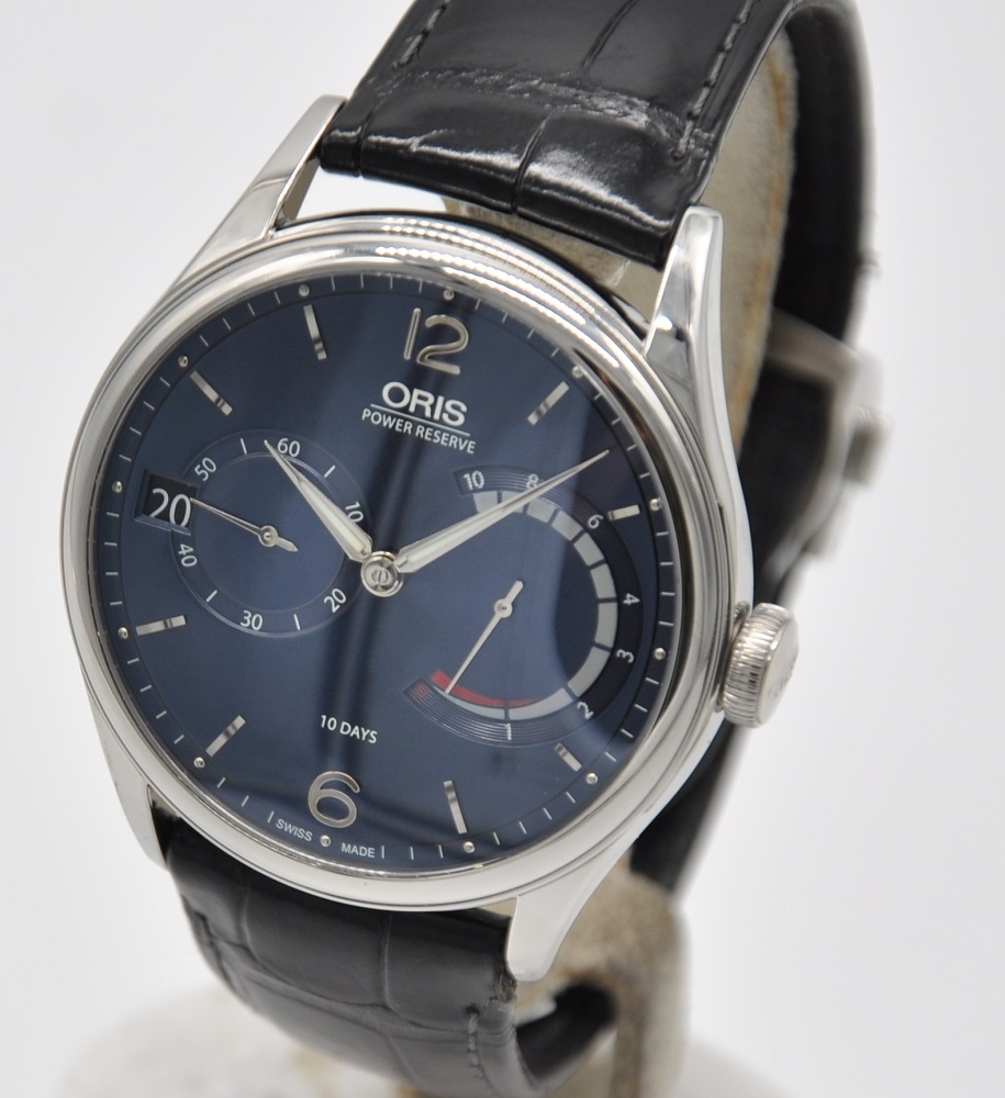 FS Oris Artelier Calibre 111 10 Days Blue Steel 11177004065 Strap