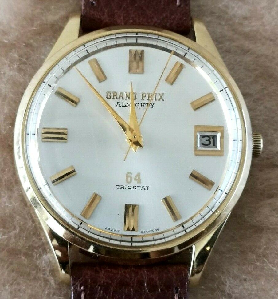 ORIENT Grand Prix 64 Almighty Leather Strap Triostat 1961