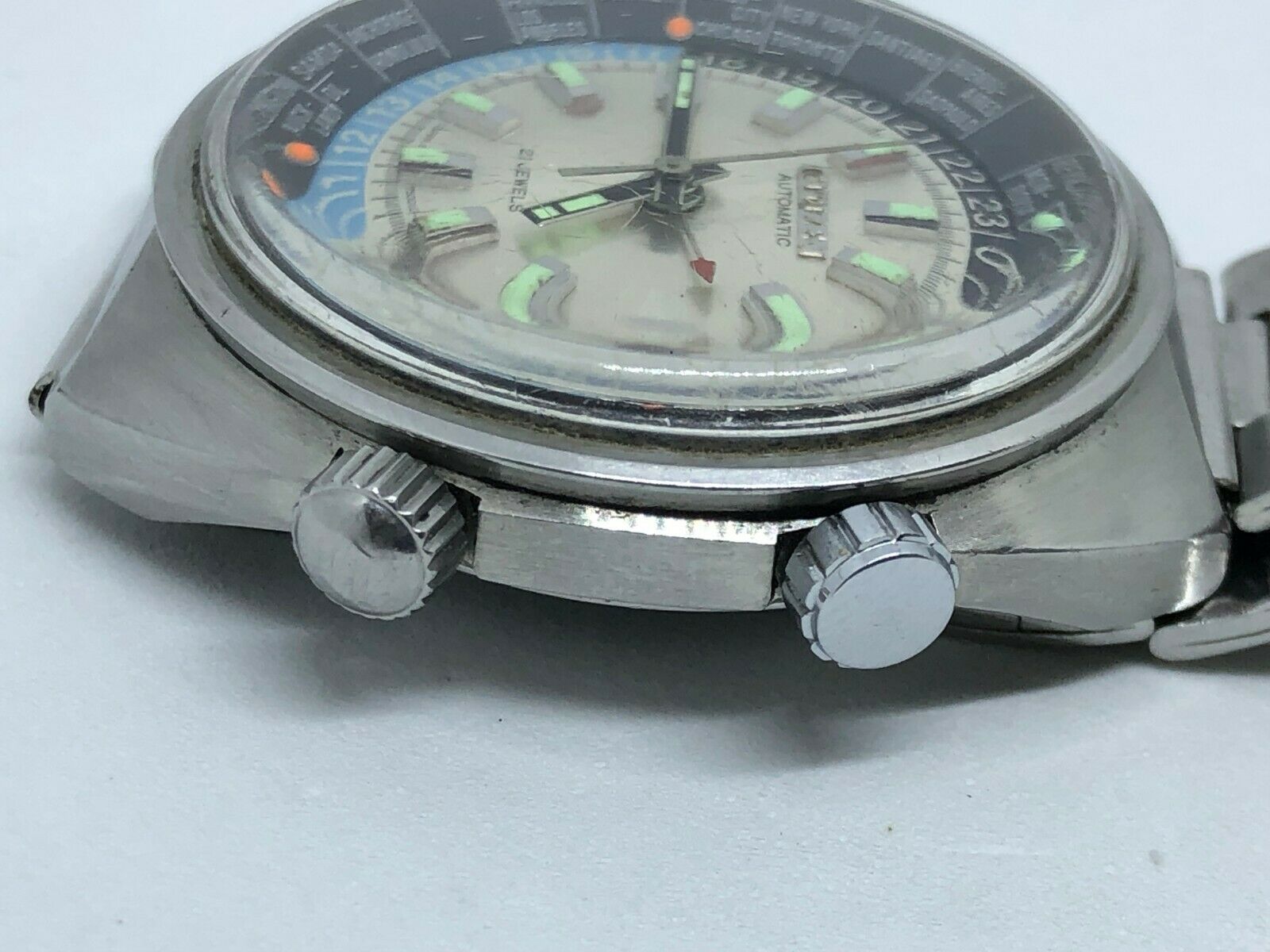 Vintage Citizen Automatic World Timer GMT 68-0516 Rare Vintage Citizen Automatic World Timer GMT 68-0516 Rare