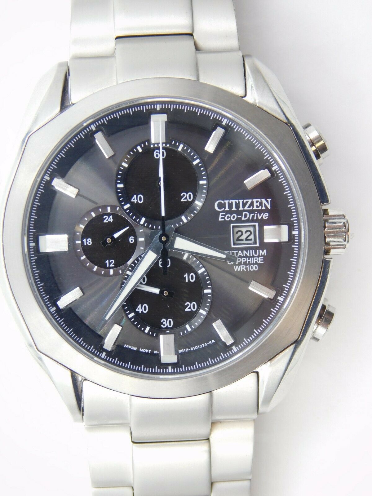 Citizen Eco-Drive B612-S068452 Men's Titanium Diving Watch