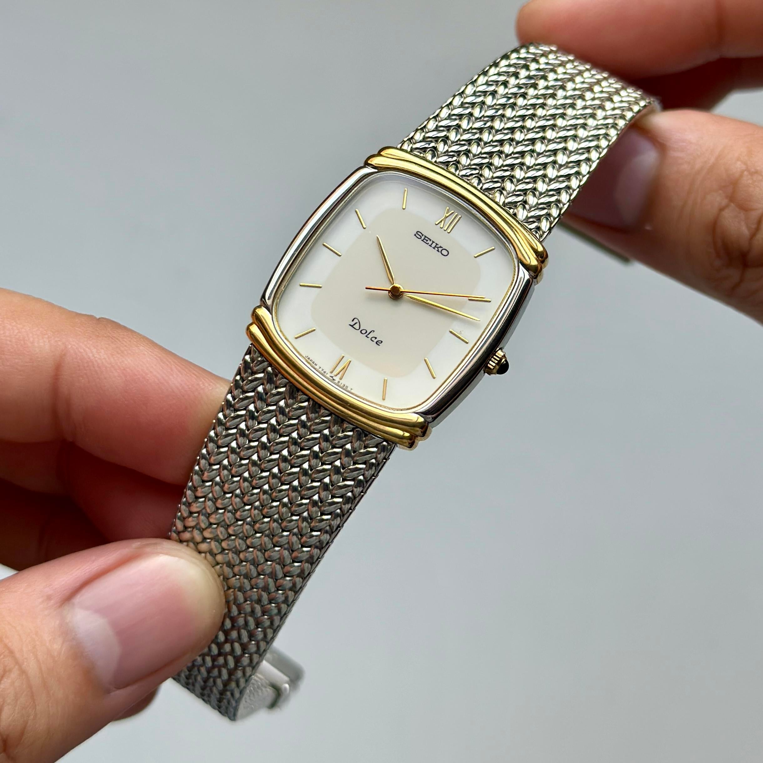dolceです♪ WTS] Seiko Dolce Two-tone – 7741-5110 (21cm) | WatchCharts Marketplace