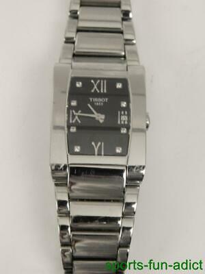 1853 TISSOT Diamond Dial Stainless Steel Quartz Ladies Watch