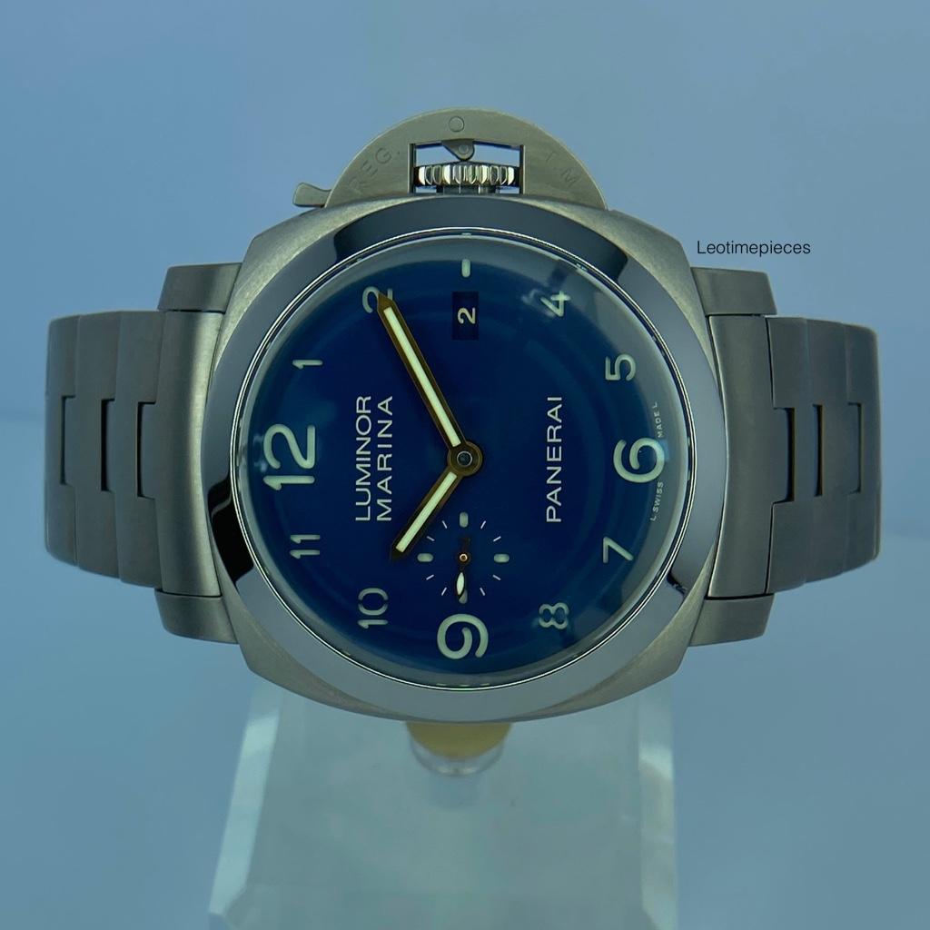 FSOT Panerai Luminor Marina PAM 745 Harrods LE 100 Blue Titanium