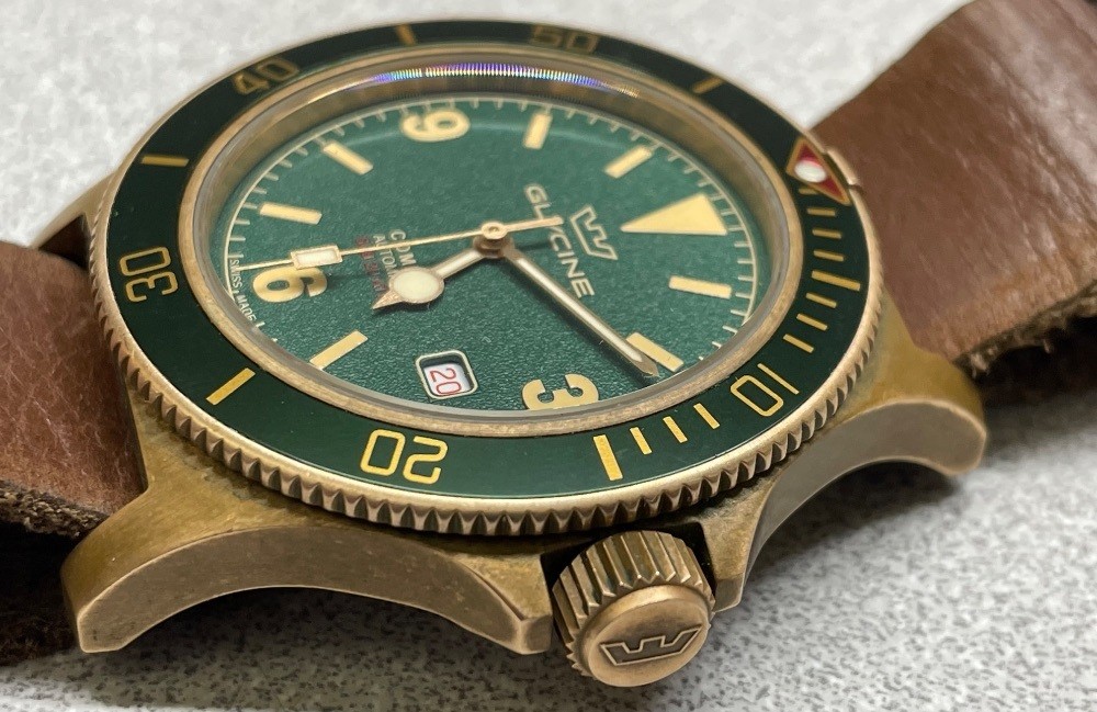 Glycine Combat 42 Vintage Bronze GL0268 Price as of June 2026