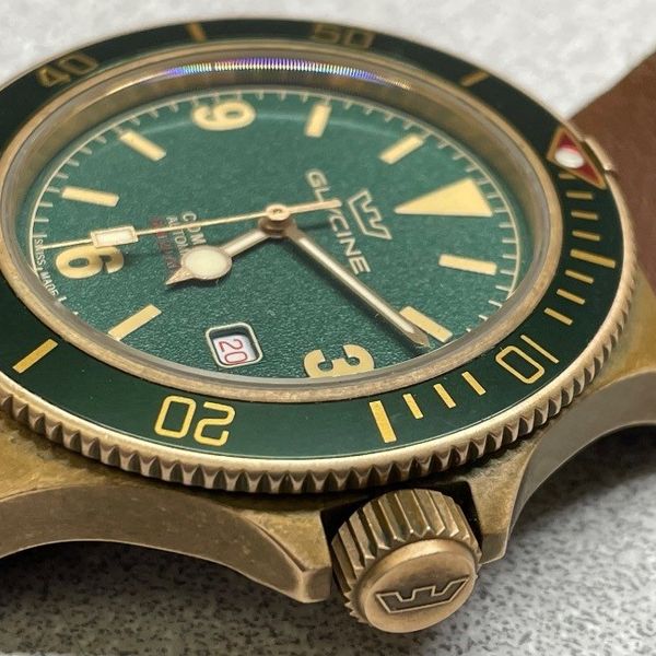Glycine Combat 42 Vintage Bronze GL0268 Price as of May 2026