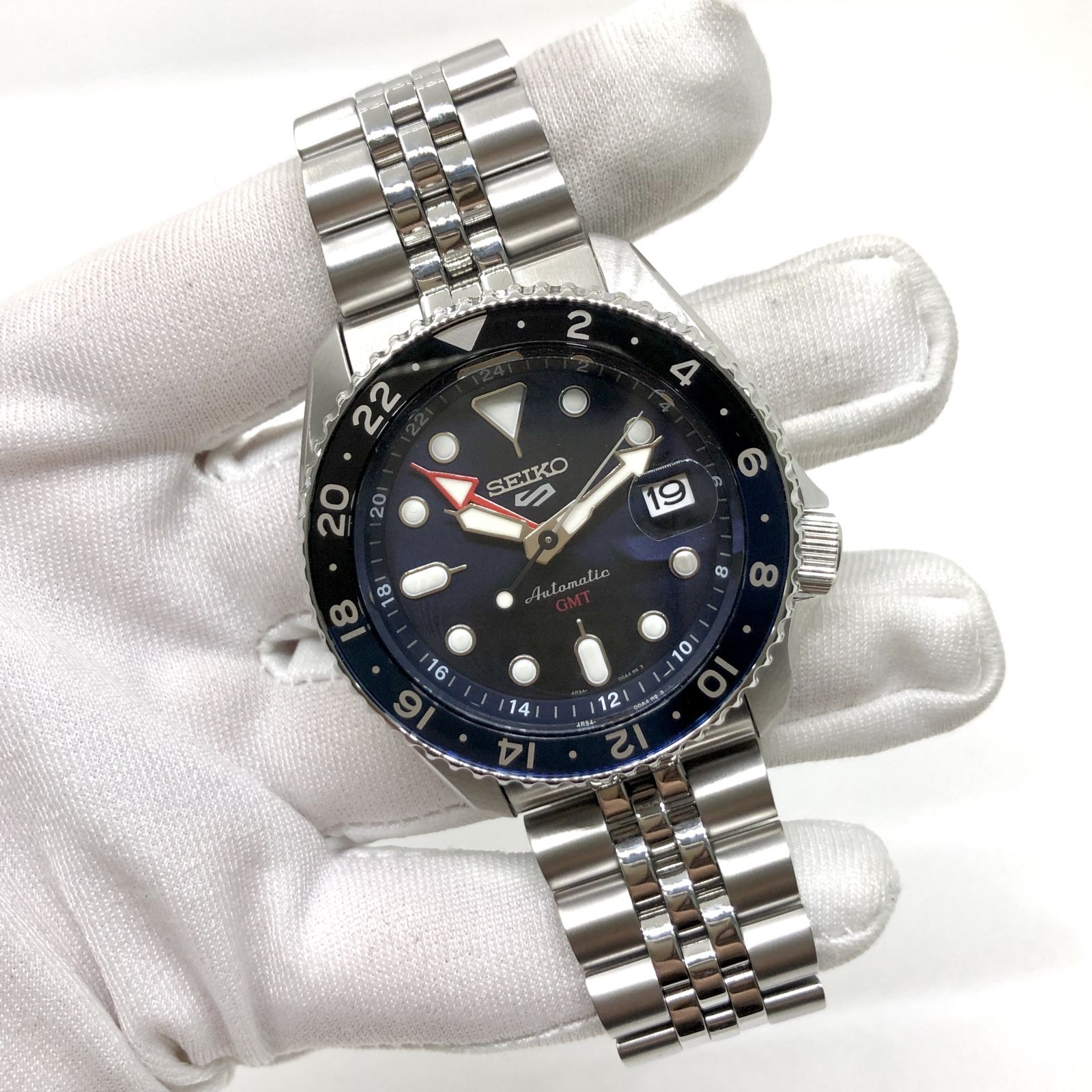 SEIKO 4R34-00A0 BLUE DIAL SEIKO 5 GMT AUTOMATIC (2023) MEN'S