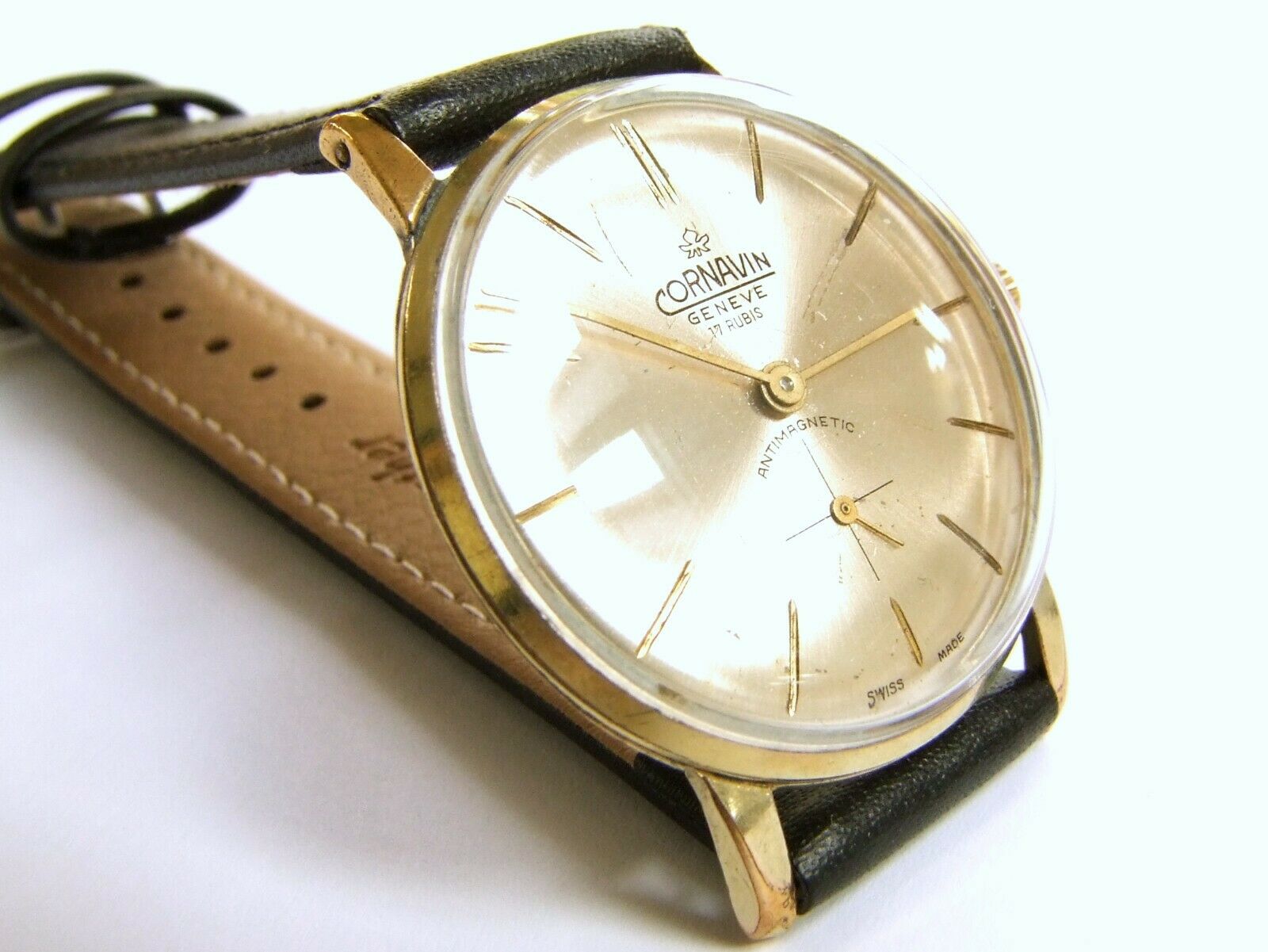 Gold Plated CORNAVIN-GENEVE SWISS watch from the 1960s | The Gold Plated CORNAVIN-GENEVE SWISS watch from the 1960s | The