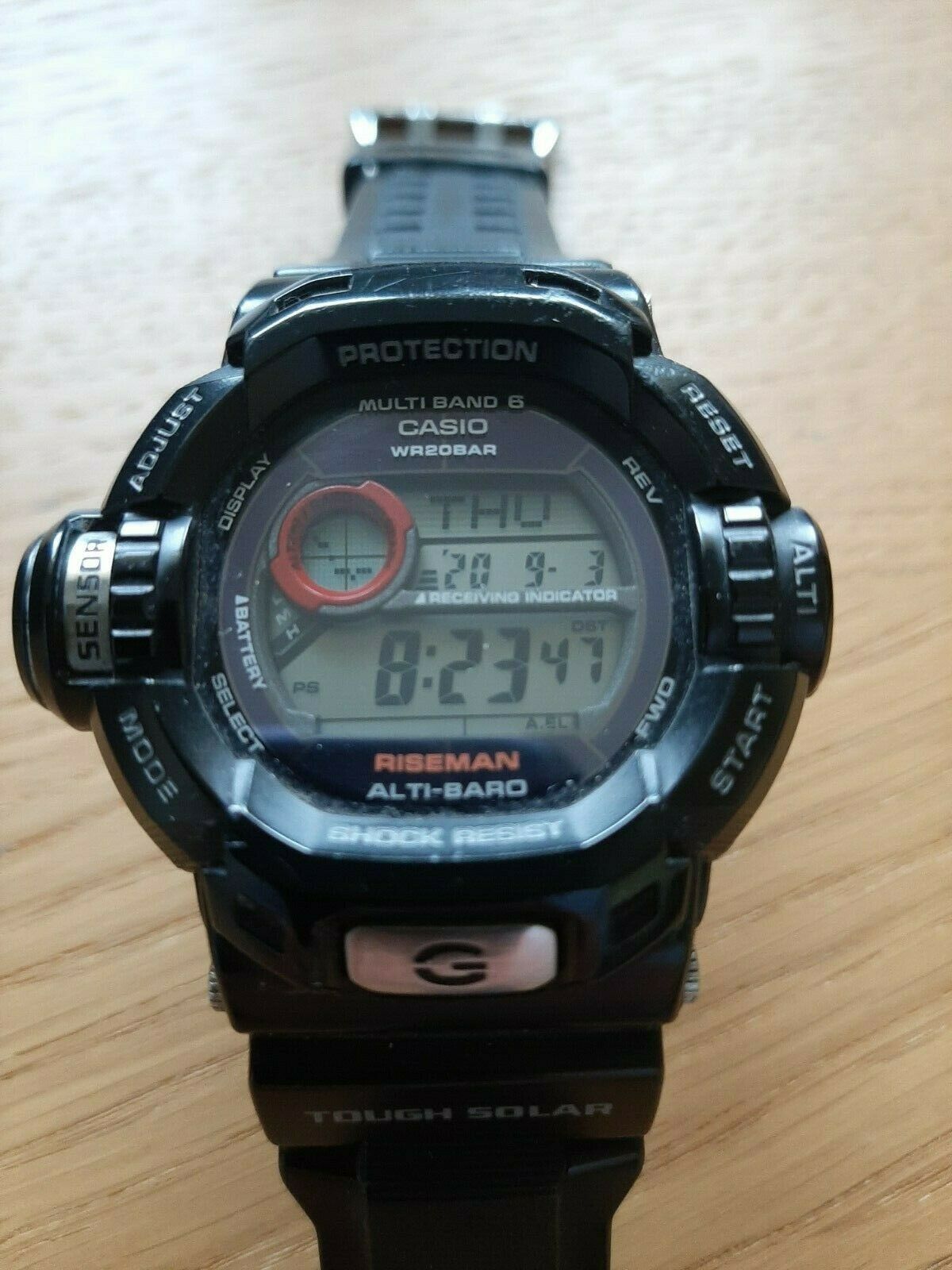 Casio Riseman GW-9200 / 3147 G-Shock Watch - solar power and
