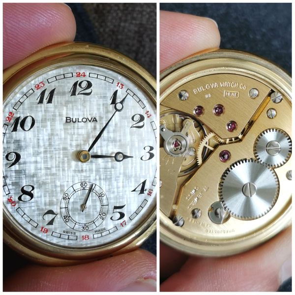 [WTS] 1978 Bulova pocket watch WatchCharts Marketplace