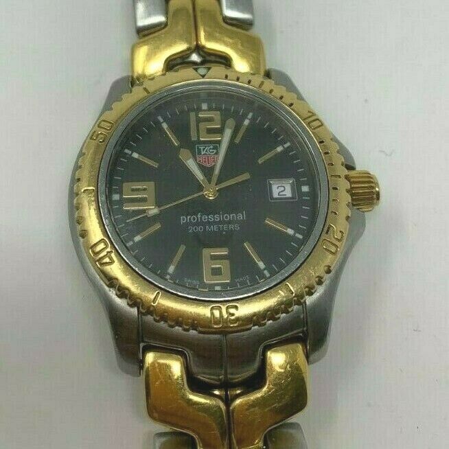 Tag Heuer Link WT1151 Two-Tone 18K Gold Stainless Steel Quartz