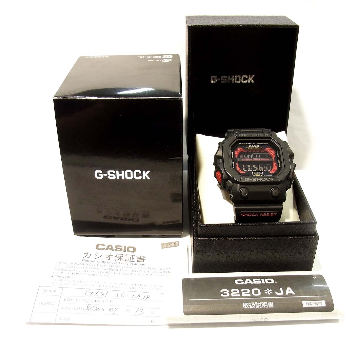 Good Condition Casio CASIO G-SHOCK GXW-56-1AJF Men's Watch Radio