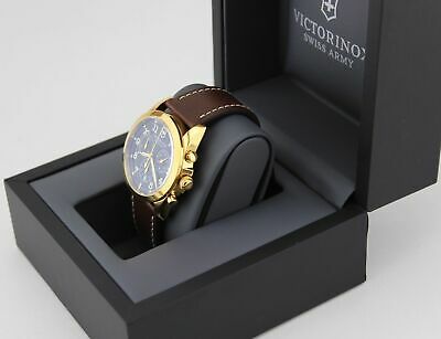 NEW AUTHENTIC VICTORINOX SWISS ARMY INFANTRY GOLD BROWN