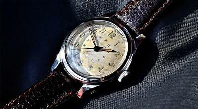 WW11 1943 MEN s LONGINES USN BuSHIPS VINTAGE SEI TACCHE 12 24Hr