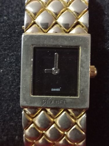 CHANEL, watch, golden plaque stainless steel, 20x25 mm