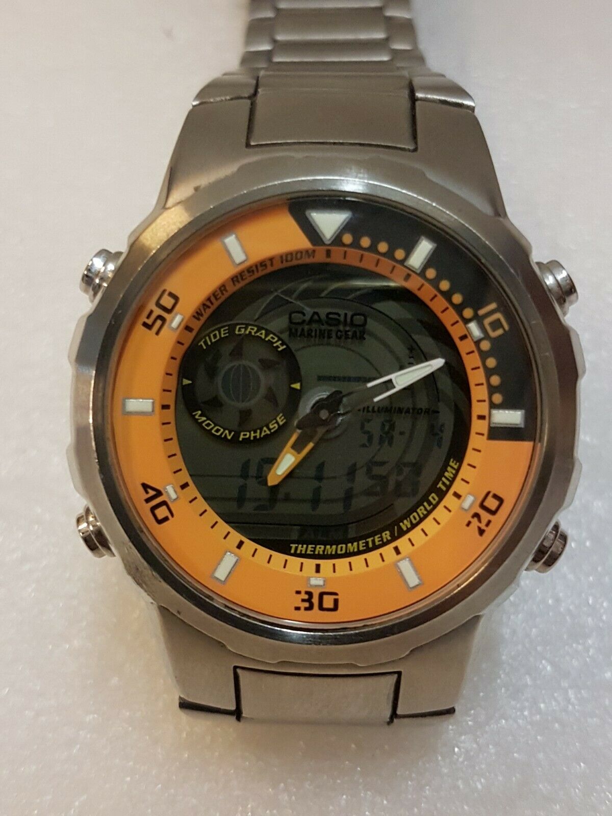 Casio Men s Watches Marine Gear MRP 702 WatchCharts Marketplace