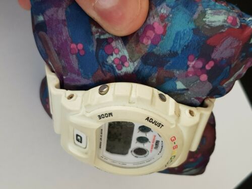 RARE Casio G shock DW 6900 BAPE white Rainbow bathing ape 25/2000