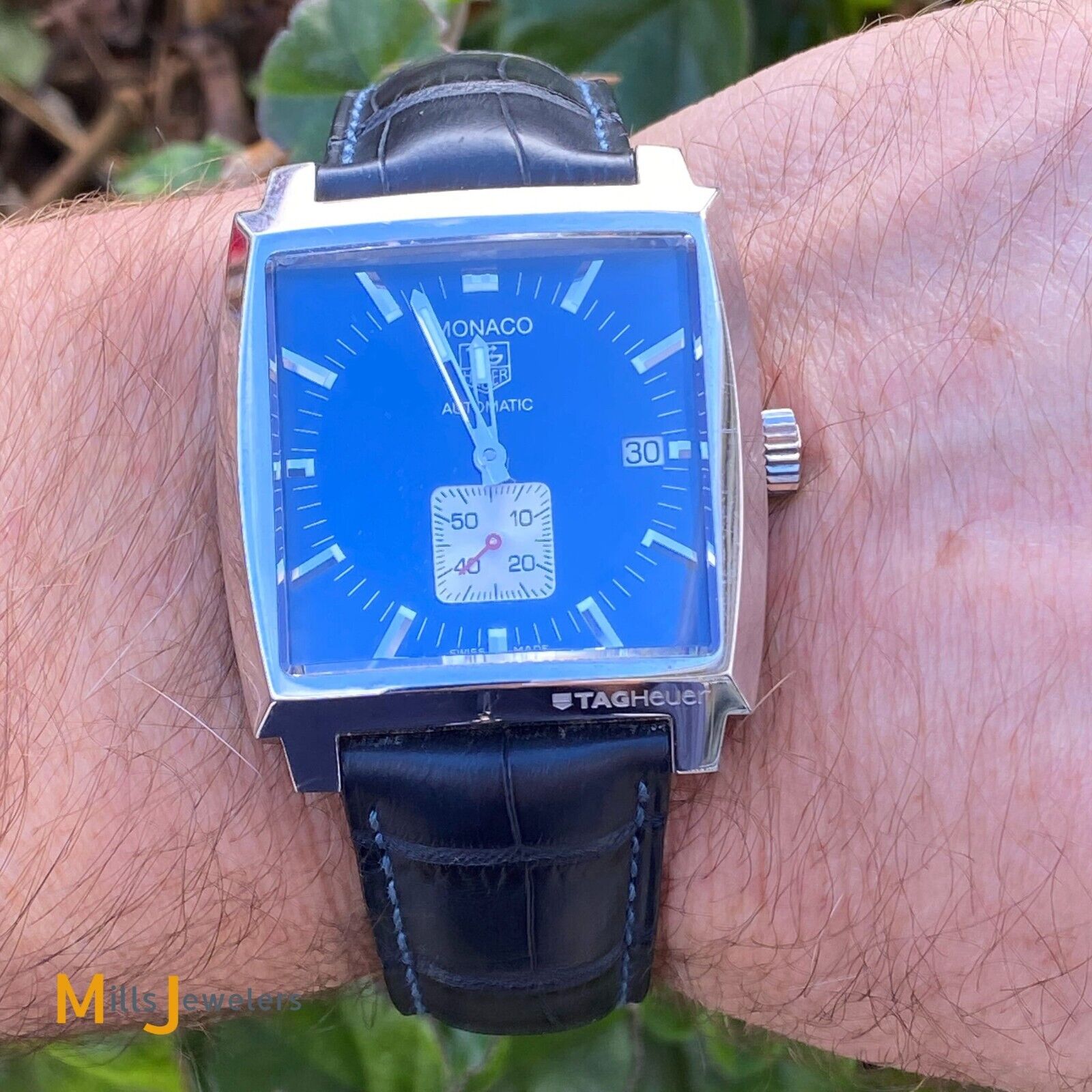 Tag Heuer Monaco Calibre 6 WW2111 Blue Dial Automatic Men s Luxury Watch WatchCharts Marketplace