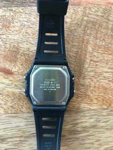 Casio w71 clearance