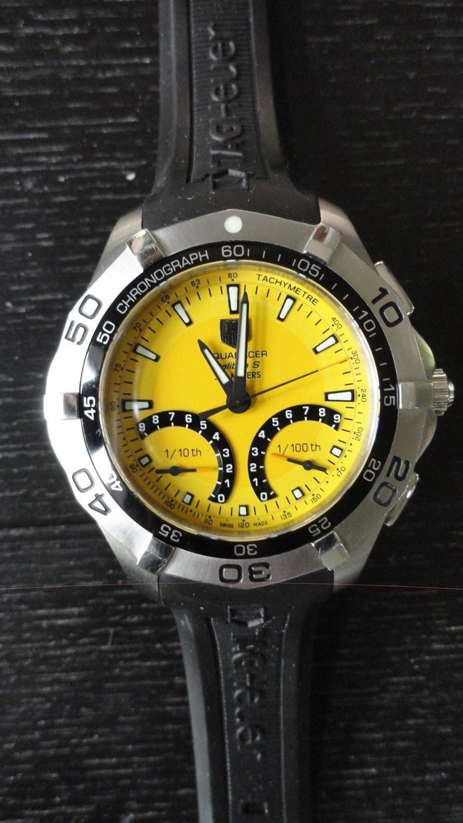 Tag heuer aquaracer clearance yellow