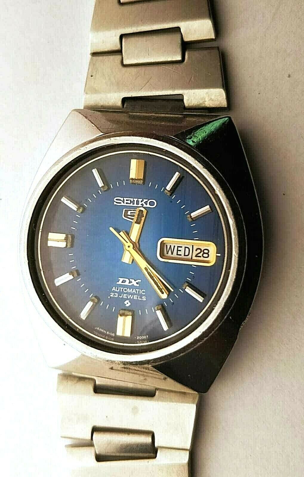 SEIKO 5 DX 6106-7720 VINTAGE Mechanical Automatic MEN'S JAPAN Made