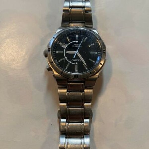 Seiko 100m Kinetic watch 34W4-z-i, Stainless Steel, Water