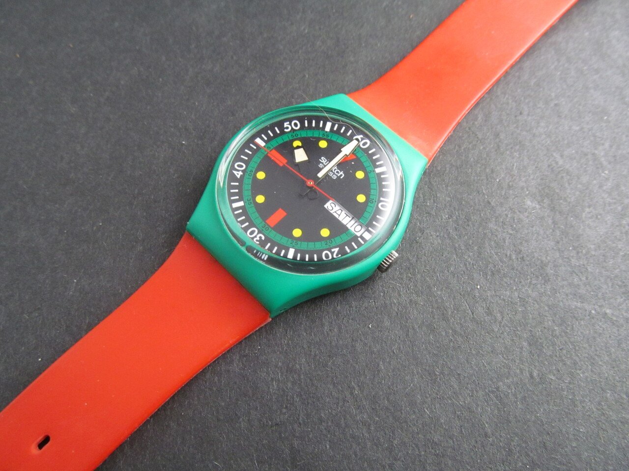 FS Used Swatch 6465 P watch new battery WatchCharts Marketplace