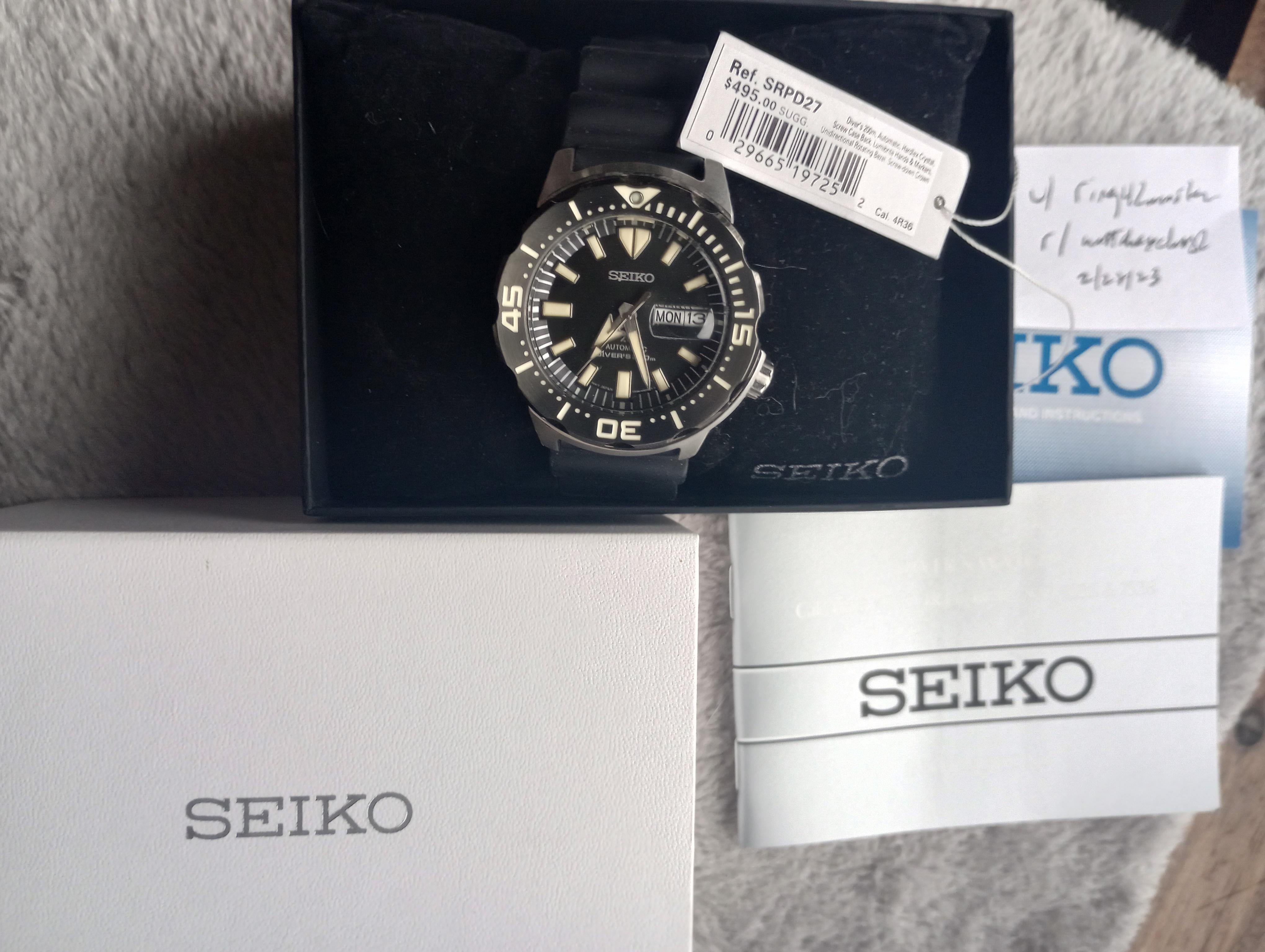 [wts] Seiko Prospex Monster Srpd27 - Full Kit - $240 Shipped In The Us 