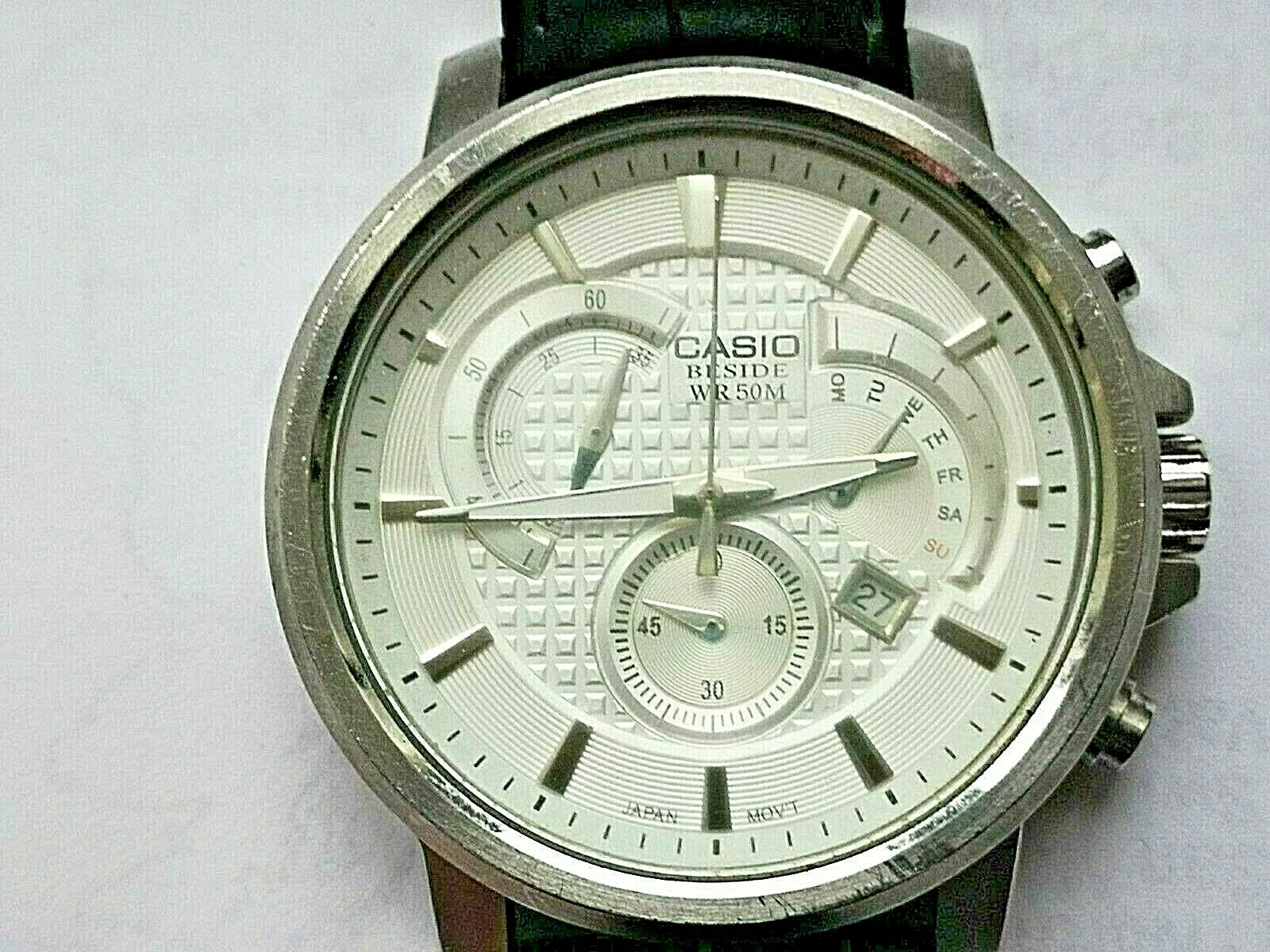 casio beside 506 men's watch