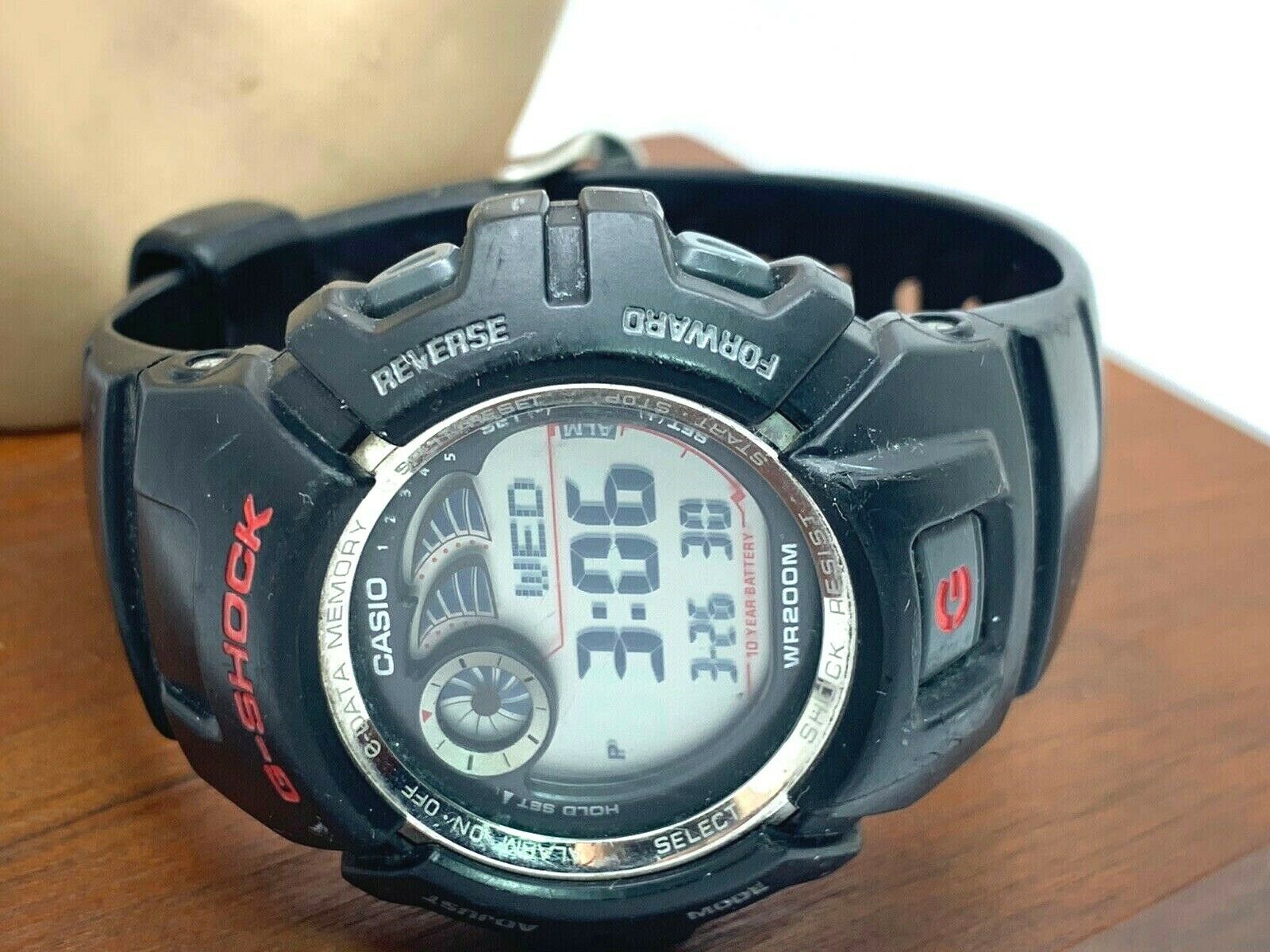 Casio 2548 G-Shock Mens Watch G2900 Digital Red Black Resin Casio 2548 G-Shock Mens Watch G2900 Digital Red Black Resin