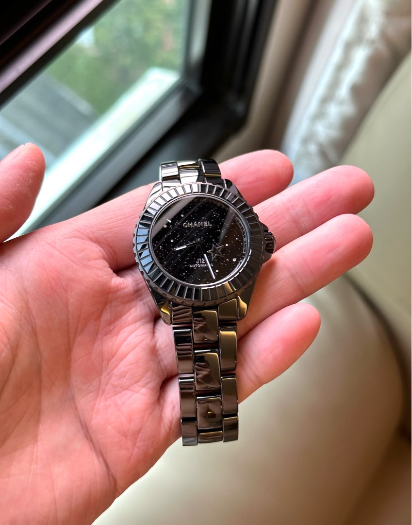 chanel j12 black ceramic watch price
