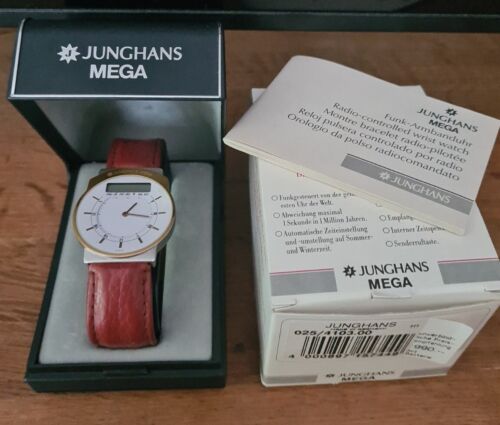 Montre bracelet Junghans Mega montre radio 1991 EXCELLENT TAT