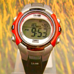 TIMEX-1440 Sport-Women's Indiglo 5ATM Quartz LCD Sport Watch-RUNS-FREE  SHIPPING | WatchCharts