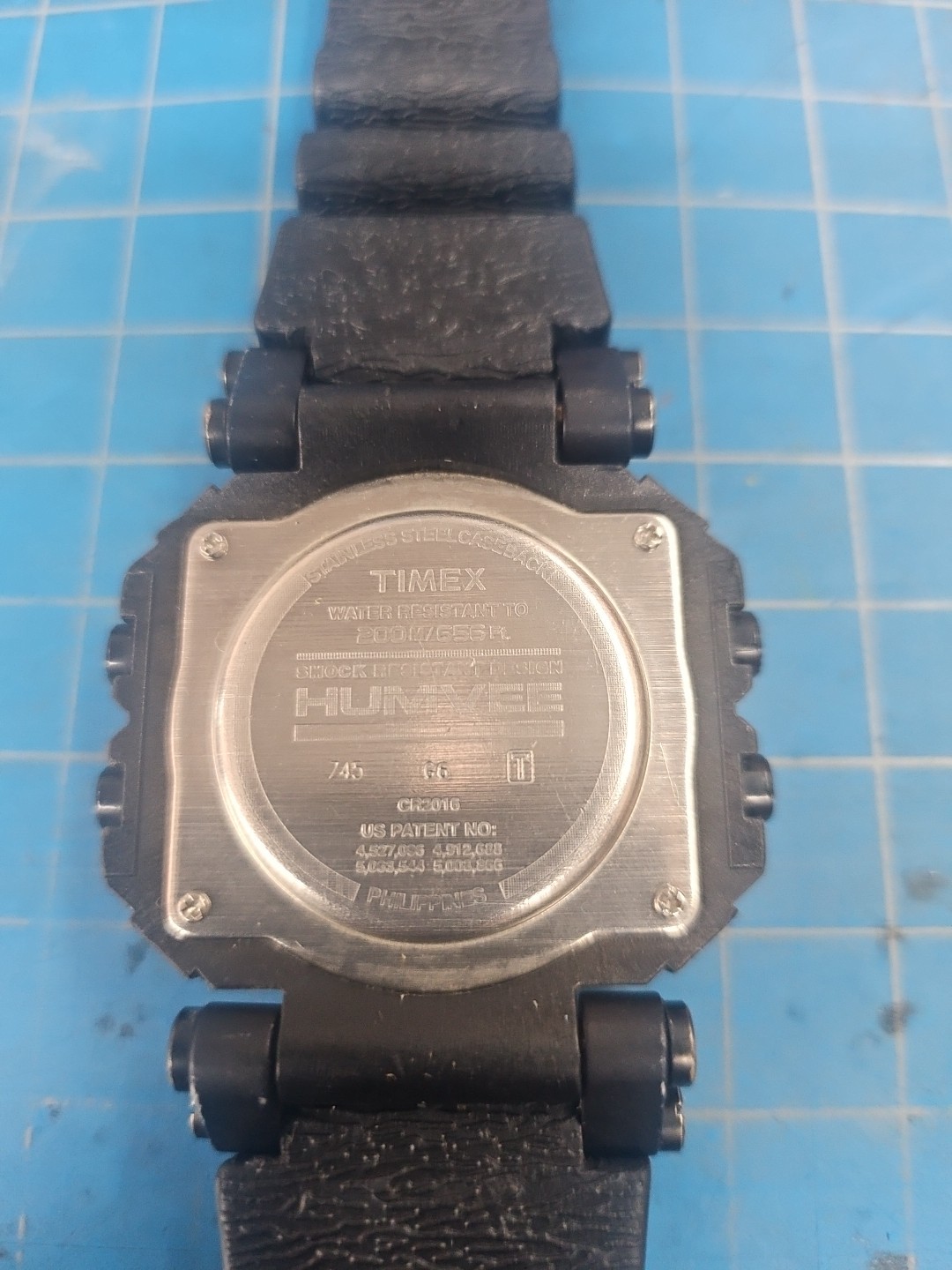 Rare Timex Humvee 90s Black Watch - Working Condition, Rare 