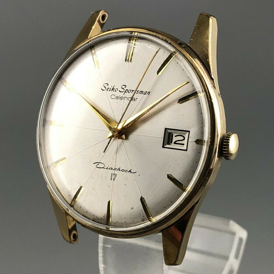 Seiko Sportsman 1964 デッドストック Vintage 1964 Seiko Sportsman Calendar 15042 EGP 17Jewel Hand