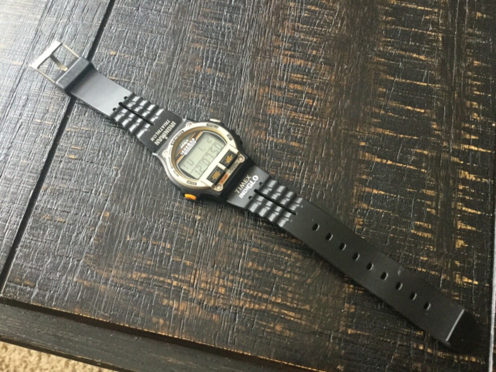 1993 Vintage Mens Timex Iron Man Triathlon 8 Lap 731-A Watch