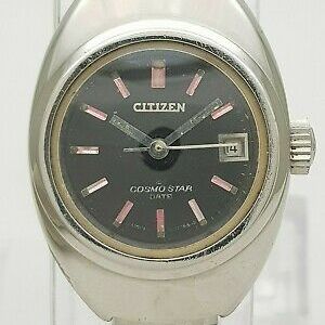 Vintage Citizen Cosmo Star Date Japan Hand Winding Steel  display picture 1
