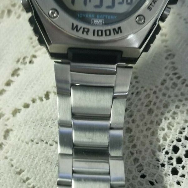 Casio Illuminator 3487 MWD 100H---WR 100M Quartz Digital Men's Watch ...
