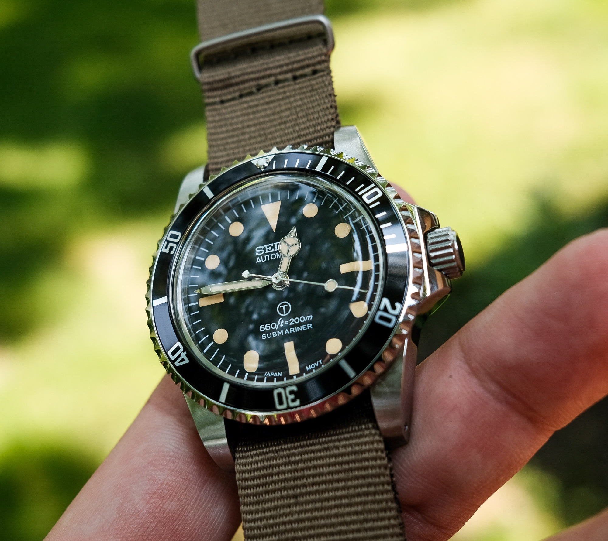 WTS] Vintage Style Seiko 5513 Sub Homage with NH35 Movement