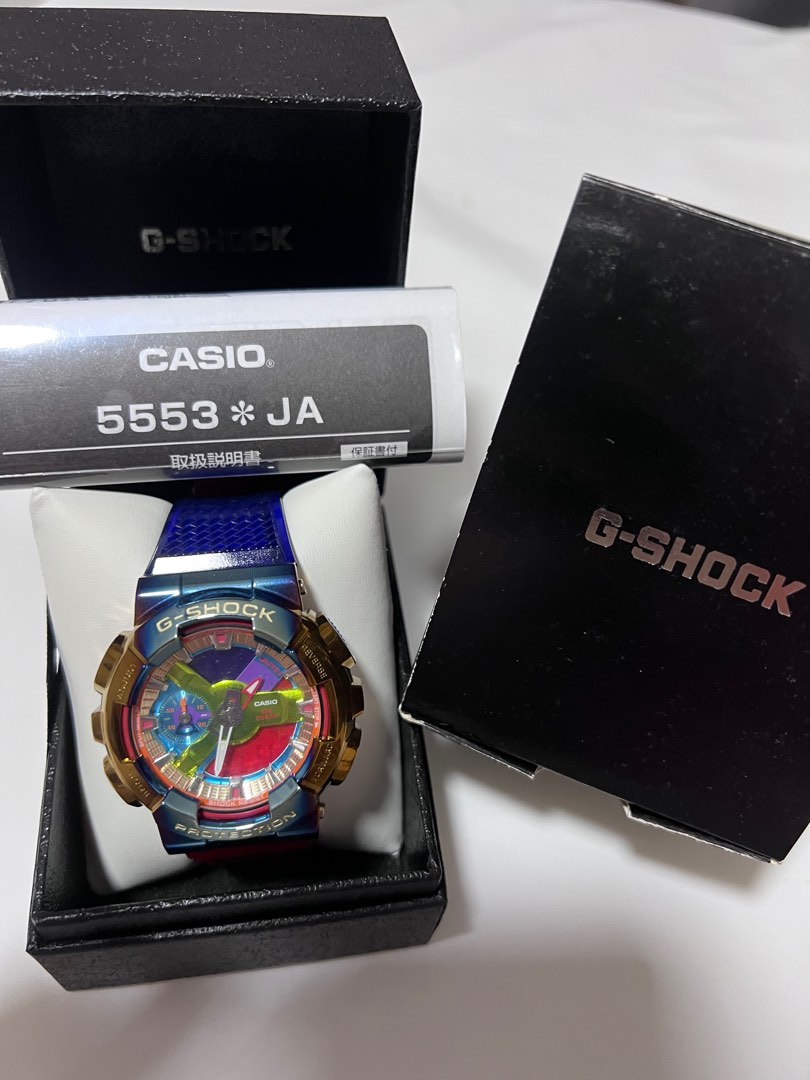 Brand New Authentic G-Shock GM-110RB-2A Japan Set (Rainbow