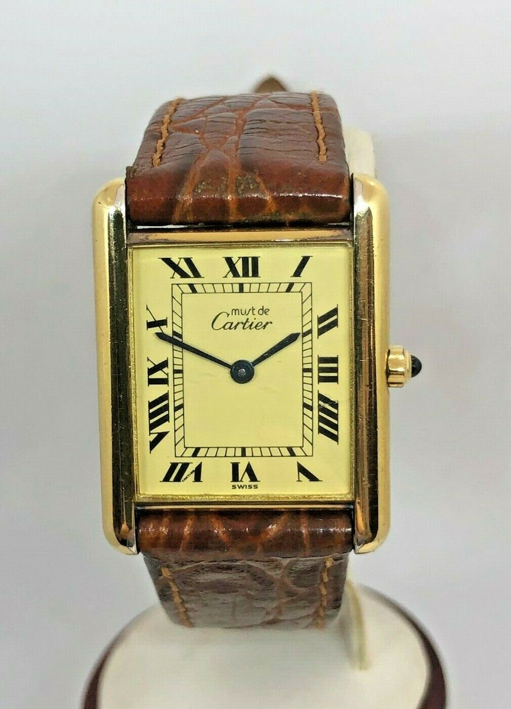 cartier vermeil quartz argent 925 price