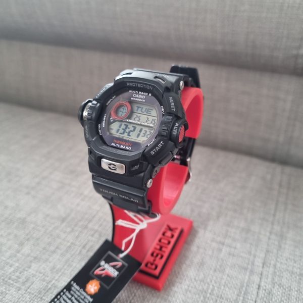Casio G-Shock Riseman GW-9200 Twin Sensor Solar-Powered Watch ...