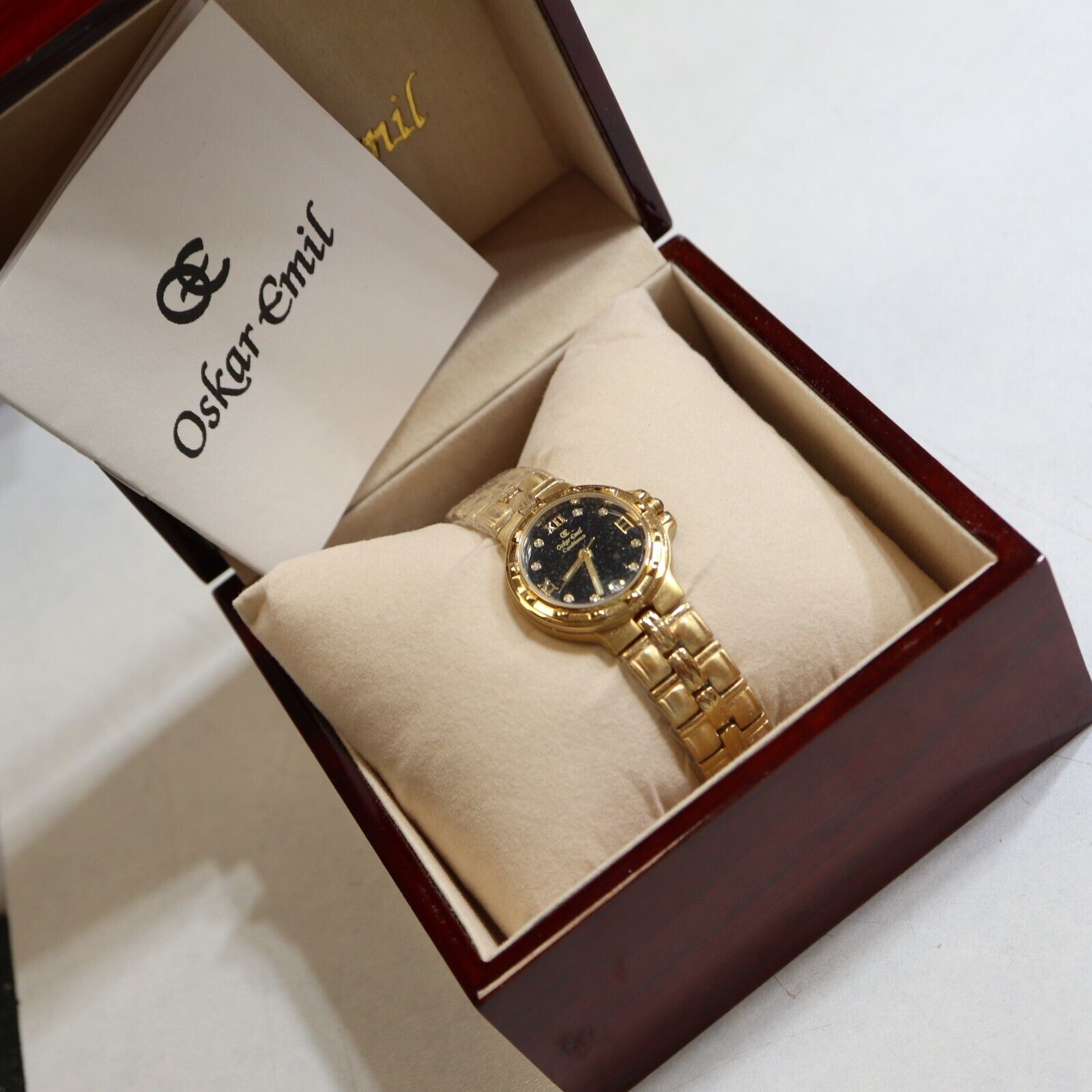 Oskar emil outlet gold watch