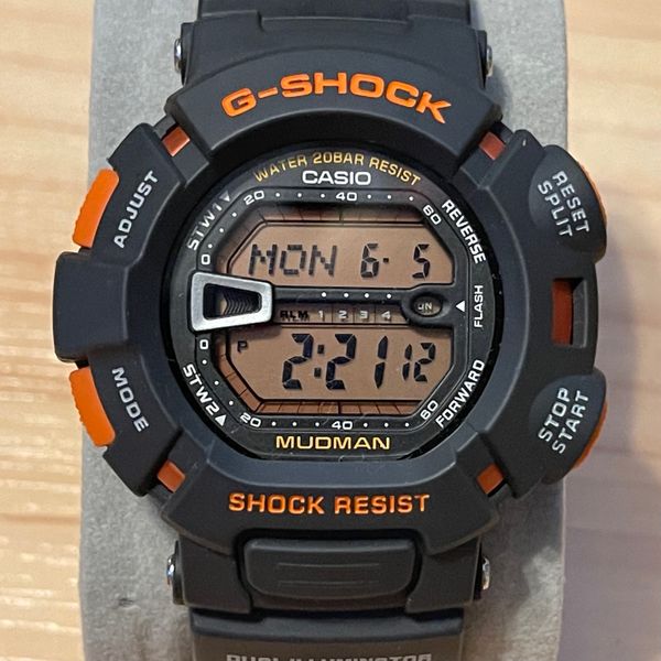 [WTS] Casio G-Shock G-9000MX-8 Mudman Orange LCD Digital Watch G9000 ...