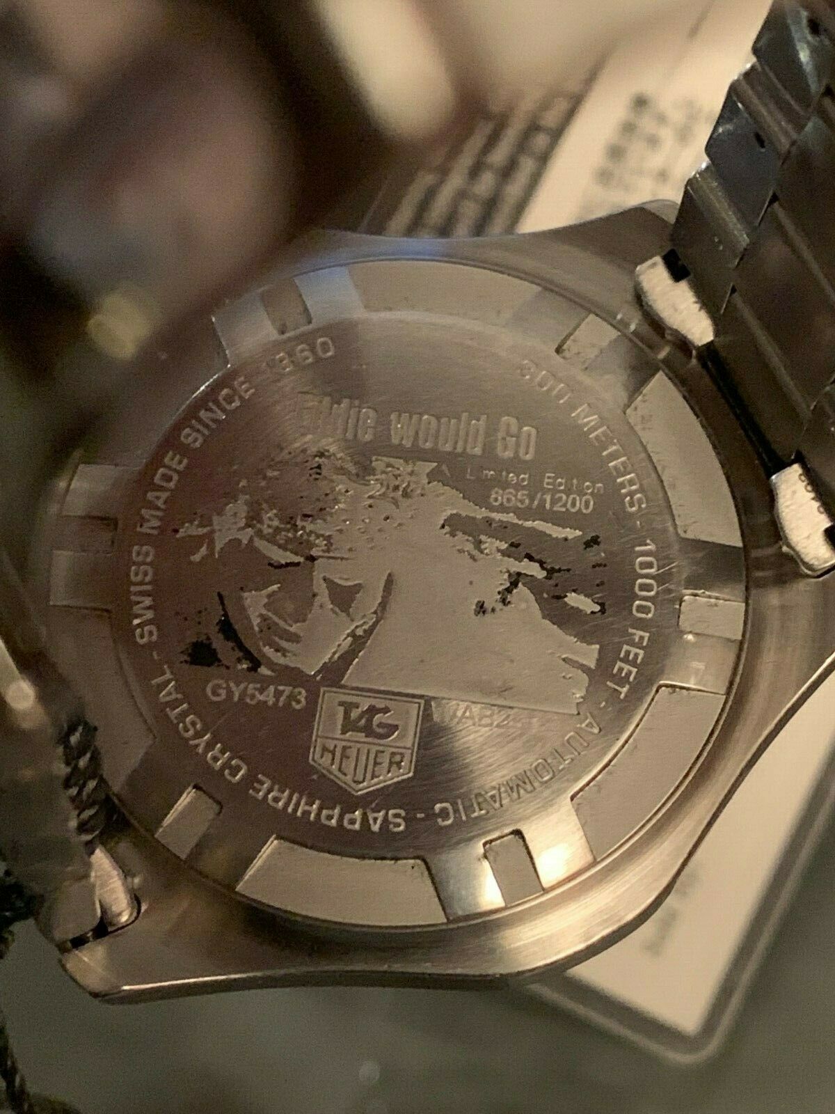 TAG HEUER EDDIE AIKAU WAB2012 LIMITED MODEL SS AUTOMATIC MEN
